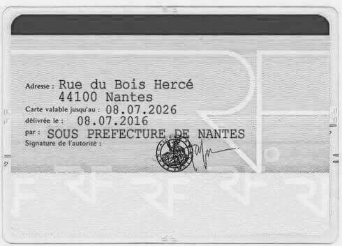 carte identite