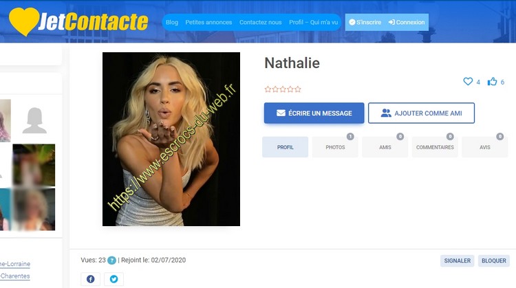 je contacte